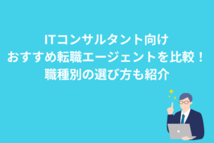 ITコンサルタント向けおすすめ転職エージェント9社を比較！職種別の選び方も紹介のキャプチャ